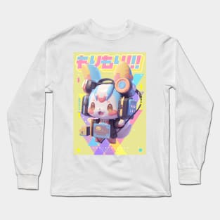 MORRY - AUDIO THINGYS COLLECTION | Anime Manga Kawaii Audio Engineer Trainee Bunny Pop Art Design | PROUD OTAKU Long Sleeve T-Shirt